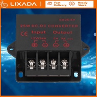 LIXADA Adjustable Voltage Regulator Voltage Converter DC 12V 24V To 5V for Regulating Voltage