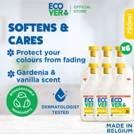 Ecover Fabric Softener Gardenia & Vanilla 750ml - Softens & Helps Care for your Clothes| Plant-based