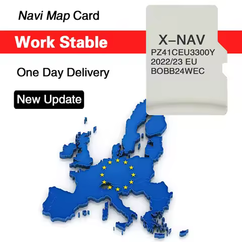 for Toyota AYGO 2023 Navigation TF Card X-NAV Sat Nav Latest Update EU RU UK Map PZ41C-EU330-0Y Car 