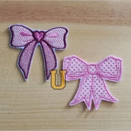 Large Ribbon Embroidered Emblem Logo Bet Patch (Uk 5x5)