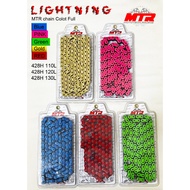MTR Color Full chain green chain pink chain gold chain 428H 130L 428H 120L 428H 110L