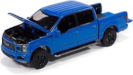 2020 F 150 FX4 Black Appearance Package Pickup Truck Velocity Blue Muscle Trucks Series 1/64 Diecast