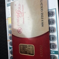 Public gold 5 gram warna merah clasicc