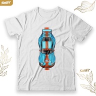 RWB Gulf Porsche 993 Blue T-SHIRT ORANGE Livery Series 2 TSHIRT DISTRO CLOTHES