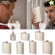 TOPABC Hip Flask Portable Drinking Bottle Drinkware Whiskey Holder