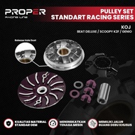 GENIO PROPER RACING LINE PULLEY SET STANDARD RACING SERIES K0J BEAT SCOOPY K2F GENIOdeluxe