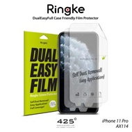 RINGKE DUAL EASY FULL CASE FRIENDLY FILM PROTECTOR IPHONE11 PRO/IPHONEXS/X ( ฟิล์มกันรอย IPHONE11 PRO/IPHONEXS/X แบบเต็มหน้าจอ )
