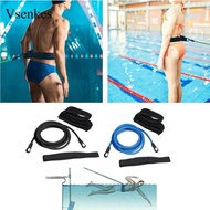 [Vsenkes] 4M Swim Training Belt, Pool Swim Tether Belt Stationary Swimming, Swim Bungee Cords