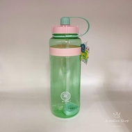 Original Taiwan Green Bell BPA Free Drinking Water Bottle With Shoulder Strap And Straw 2500ML 台湾绿贝健