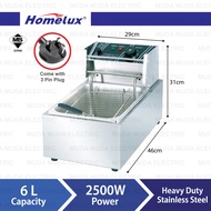 HOMELUX 6L Commercial Electric Deep Fryer Single Tank HBDF-81A