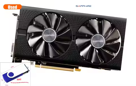 SAPPHIRE Video Card RX580 2048SP8GB 256Bit GDDR5 Graphics Cards for AMD RX 500 series VGA Cards with