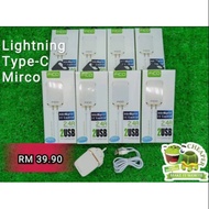 Ready Stock Original FICO 2.4A Rapid Charger 2 USB 2-Port Travel Charger Good Quality