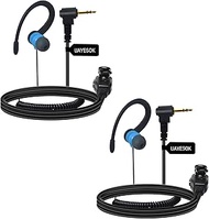 UAYESOK Walkie Talkie Earbuds, Radio Headset 1-Pin 2.5mm Jack, G-Shape Safety Earphones for Motorola