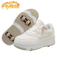 Kids Heelys Roller Skate Shoes 4-Wheel Walking Skates for Boys & Girls Convertible Sports Sneakers