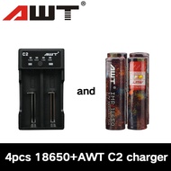 AWT C2 li-ion battery charger awt c2 fast charging battery charger for 18650 21700 20700 batteries L