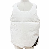 極美品▼PRADA プラダ 2023年製 SGC352 คอตตอน 100% เสื้อกันหนาวแบบมีฮู้ด โลโก้สามเหลี่ยม สีขาว ขนาด M ผลิตในอิต