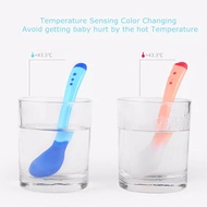 Baby Feeding Spoon Baby Feeding Spoon/ Heat Sensor Spoon Fork Set Heat Sensing Fork Heat Sensor Baby