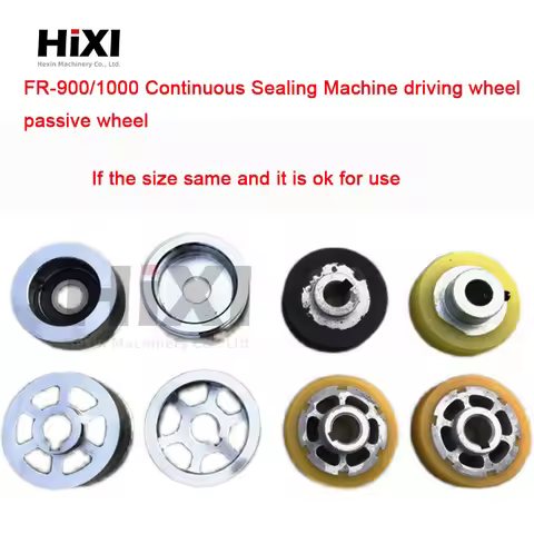 2X FR-900/1000 Band Sealer Accessories Sealing Machine Parts Driving Wheel,Passive Wheel,Embossing W