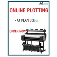A1 Plan Printing Colour + service fold into submission plan A4