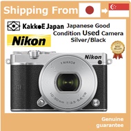 [Used]Nikon Mirrorless SLR NIKON1 J5 Standard Powersm Rens Kit Silver / Black J5HPLKSL [日本二手攝像頭] Nikon無反光鏡SLR Nikon1 J5標準Powersm Rens套件銀牌J5HPLKSL