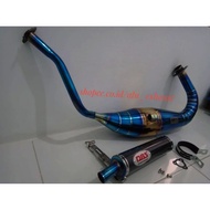 EXHAUST DBS COBRA BLUEMOON NINJA 150 R RR SS FULL STAINLESS ANTI RUST SCRATCHING SOUND