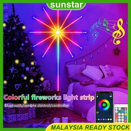 Firework Lights led light strip Bluetooth APP Control led strip light Music Sync rgb light fairy Lig
