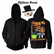 KATUN TRAVIS SCOTT zipper rapper adult Hoodie jacket black tee jacket crewneck cotton sweater sweatS