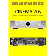 Marantz CINEMA 70s SLIMLINE 7.2 CHANNEL | 50-WATTS-PER-CHANNEL AV RECEIVER (silver)