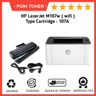 Printer HP LaserJet M107w Bekas rasa baru berkualitas