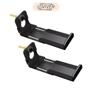 [LOVIVER] 2x Soundbar Stands Speaker Accessories Carbon Steel Speaker Support for Home Theater up to