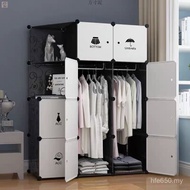 Assemble One Piece Children's Wardrobe Wholesale Simple Rental Room Cabinet Wardrobe Storage Clothes