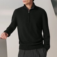 HALF ZIPPER PLAIN SWEATER PLAIN ZIPPER SWEATER OUTWEAR/ | HALFZIP HALF ZIP SWEATER