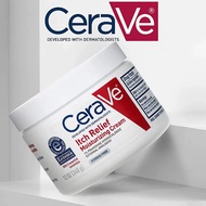 CeraVe Itch Relief Moisturizing Cream 340g ผลิตภัณฑ์บำรุงผิวกายสูตรพิเศษเพื่อผิวแลดูสุขภาพดีริ้วรอยจ