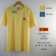 CHANGE Z3N/ MEN'S SHORT-SLEEVED T-SHIRT ZN15385 YELLOW