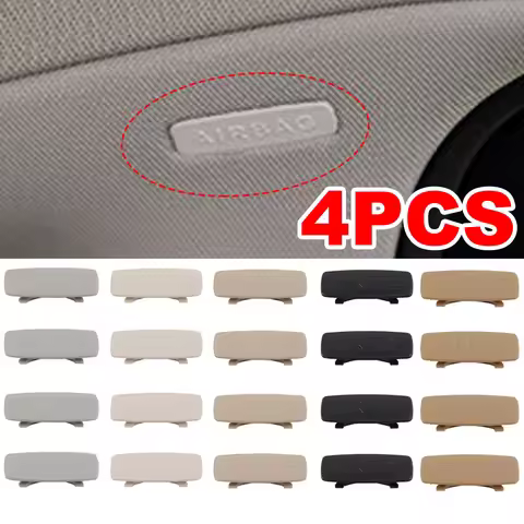 1/4Pcs Car Airbag A B C Pillar Insert Trim Cover Badge For CC Golf Jetta Passat Polo Touran 5G085343