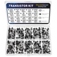 200pcs  BJT Transistor Kit Bipolar Power Transistors A1015 BC327 BC337 C1815 S8050 S8850 2N2222 2N29