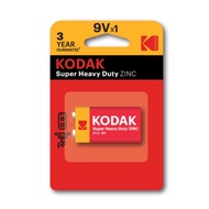 Kodak 9V Super Heavy Duty ZINC Battery 6F22