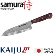 Samura KAIJU Santoku 7.1" Japanese Ches knife. Made in Japan. Authentic Japanese Hammered steel AUS-