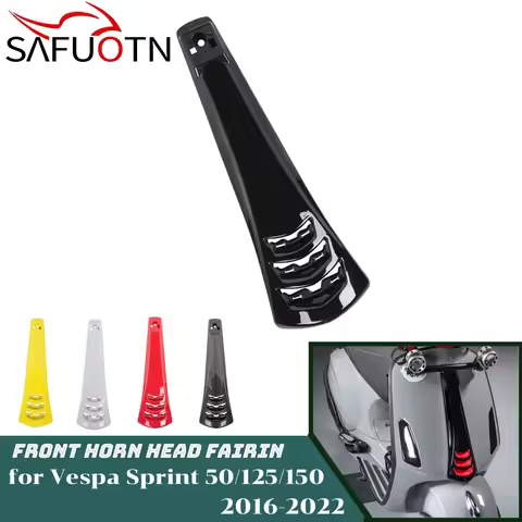 Motorcycle Front Horn Head Fairing Cover for Vespa Sprint 50 125 150 2016-2022 Tie Belt Bracket Prim