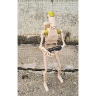 Self-assembled plastic model B1 Battle Droid Star Wars-DIY self-assembly material set model-color-cr