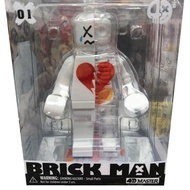 漫玩具 全新 Mighty jaxx 半解剖 heartbreaker Brick man 心碎 LEGO 樂高