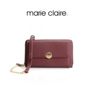 Marie Claire กระเป๋าสตางค์ใบยาว พร้อมสายสะพาย รุ่น Diane Crossbody Wallet สีแดง - 9925703