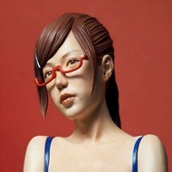 Craftsmanship Gk1/6 Resin Character Model With Long Hair Tied In A Ponytail, Young Girl GK White Mo