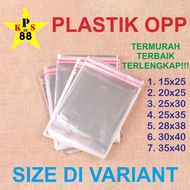 RB001 PLASTIK OPP 25X35 - OPP 25X30 - OPP 20X25 - OPP 15X25 -