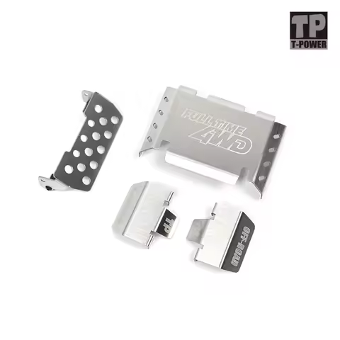 FMS FCX10 Camel Trophy 1/10 RC Car TP Metal Skid Plate Armor Chassis Guard Anti-Collision Upgrade Ki