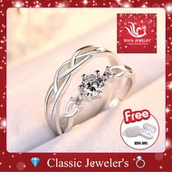 [nova] 26370 925 silver cincin, cincin silver , cincin couple, cincin emas , cincin emas korea, gold