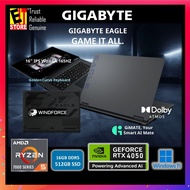 Gigabyte Gaming EAGLE Laptop (RYZEN 5 7533HS/16GB/512GB/16" WUXGA 165HZ/6GB RTX4050/W11/BAG/2YR)