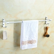 Aluminum Towel Rack Punch-Free Bath Towel Rack Bathroom Bathroom Wall-Mounted Bathroom Rack Towel Bar Bracket OPNE