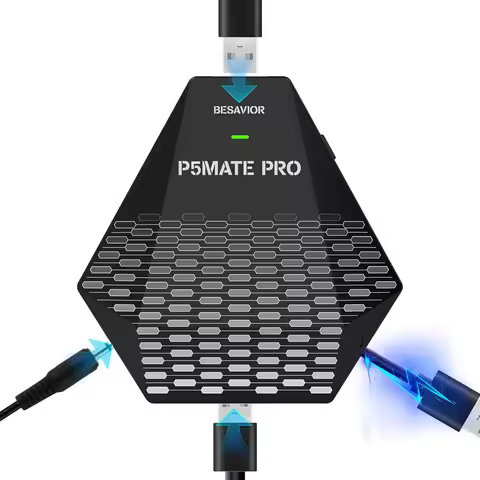 P5Mate Pro 1000Hz Converter Adapter Emulator for PS5 Game Console P5 MATE Pro 1000Hz USB/BT5.0 Wirel