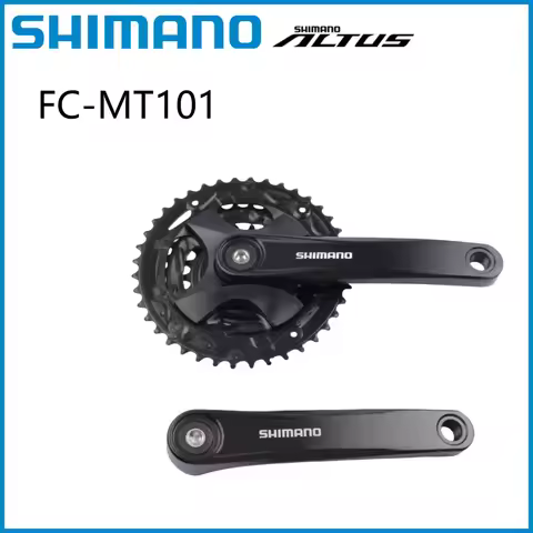 SHIMANO ALIVIO Series FC-MT101 Crancket 3x9 Speed 170MM 40-30-22T Square Hole 122.5 For Mountain Bik